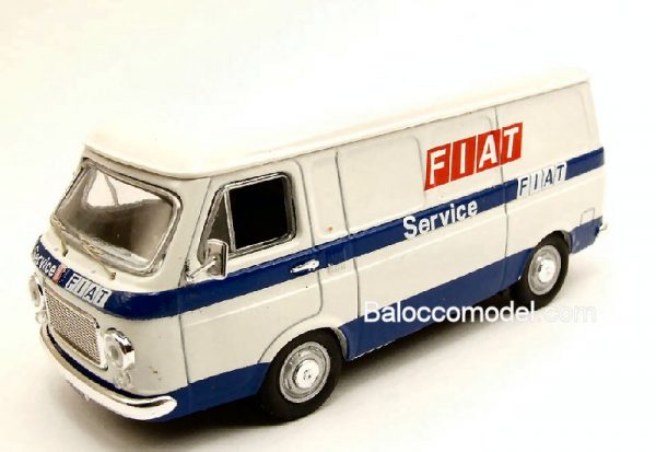 Modellino auto scala 1:43 pubblicitari commerciali Rio FIAT 238 ASSISTENZA diecast