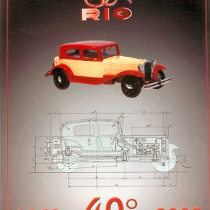 Modellino auto rivista book booklet Rio  CATALOGO RIO (OLD RIO) 40mo ANNIVERSARIO - PAG.31 modellismo statico collezione