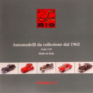 Modellino auto rivista book booklet Rio  CATALOGO RIO  (NR.2) PAG.23 modellismo statico collezione