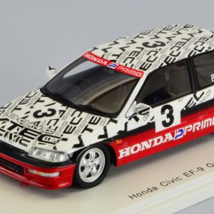 Modellino auto scala 1:43 Spark Model  HONDA CIVIC EF9 N.3 SUZUKA CIRCUIT TEST  SATORU NAKAJIMA modellismo statico diecast
