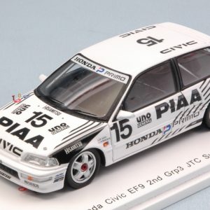 Modellino auto scala 1:43 Spark Model  HONDA CIVIC EF9 N.15 2nd GRP3 JTC SUZUKA 500 KM  NAKAYA-SATO modellismo statico diecast