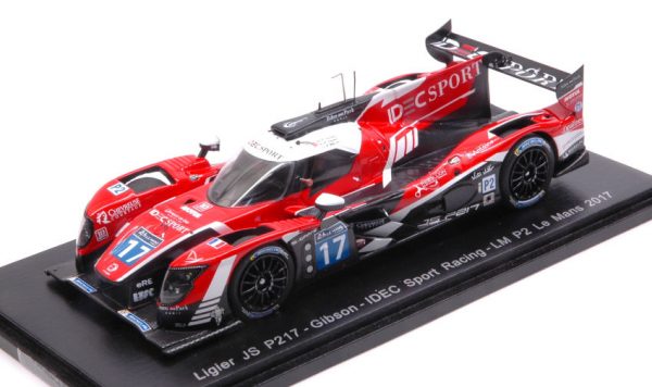 Modellino auto scala 1:43 Spark Model  LIGIER JS P217 N.17 13th LM  LAFARGUE-LAFARGUE-ZOLLINGER modellismo statico diecast