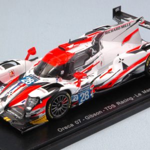 Modellino auto scala 1:43 Spark Model ORECA 07 GIBSON N.28 DNF LM PERRODO-VAXIVIERE-COLLARD modellismo statico diecast
