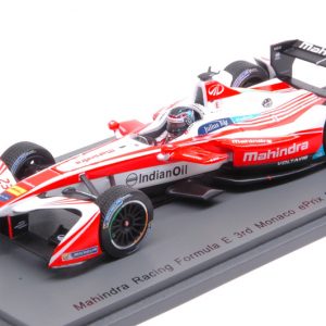 Modellino auto scala 1:43 Spark Model MAHINDRA RACING N.HEIDFELD N.23 3rd Rd5 MONACO FORMULA modellismo statico diecast