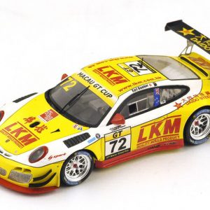 Modellino auto scala 1:43 Spark Model  PORSCHE GT3 R N.72 8th MACAU GP GT CUP  E.BAMBER modellismo statico diecast