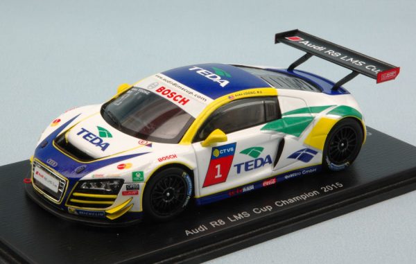 Modellino auto scala 1:43 Spark AUDI R8 LMS racing modellismo statico diecast