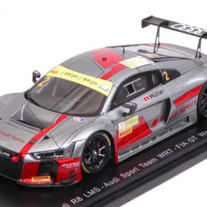 Modellino auto scala 1:43 Spark Model  AUDI R8 LMS N.2 FIA GT WORLD CUP MACAU  N.MULLER modellismo statico diecast