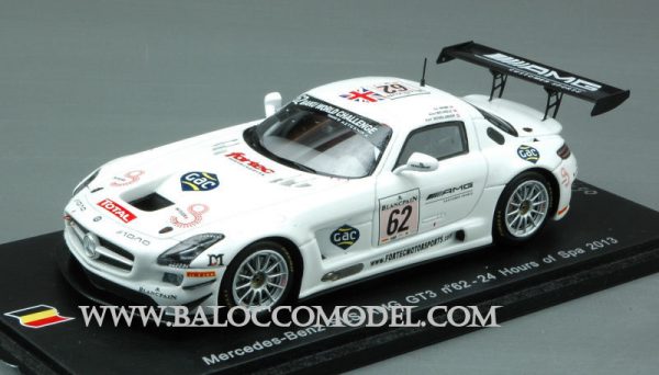 Modellino auto scala 1:43 Spark MERCEDES SLS AMG GT3 racing diecast modellismo