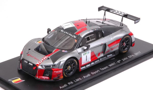 Modellino auto scala 1:43 Spark Model  AUDI R8 N.1 6th 24H SPA GARCIA-MULLER-RAST modellismo statico diecast