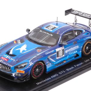 Modellino auto scala 1:43 Spark Model  MERCEDES GT3 N.18 NC 24H SPA  AL FAISAL-HAUPT-PIANA-V.DER ZANDE modellismo statico diecast