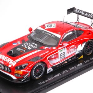 Modellino auto scala 1:43 Spark Model  MERCEDES GT3 N.88 NC 24H SPA  SERRALLES-JUNCADELLA-VAUTIER modellismo statico diecast