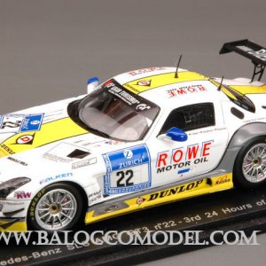 Modellino auto scala 1:43 Spark Model  MERCEDES SLS AMG GT3 N.22 3rd NURBURGRING modellismo statico diecast