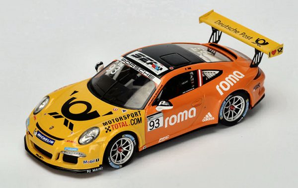 Modellino auto scala 1:43 Spark Model  PORSCHE CARRERA CUP N.93 DEUTSCHLAND CHAMPION  PHILIPP ENG modellismo statico diecast