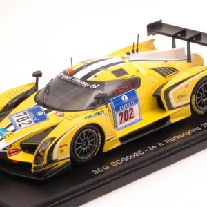 Modellino auto scala 1:43 Spark Model  SCG N.702 24 H NURBURGRING  MUTSCH-WESTPHAL-SIMONSEN-LASER modellismo statico diecast