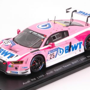 Modellino auto scala 1:43 Spark Model  AUDI R8 N.25 24 H NURBURGRING  MUCKE-JONS-FASSLER-KAFFER modellismo statico diecast