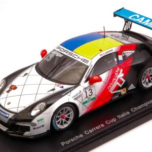 Modellino auto scala 1:43 Spark Model  PORSCHE 991 GT3 R N.13 PCC ITALIA CHAMPION  C.LEDOGAR LIM.300 modellismo statico diecast