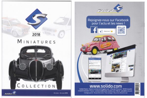 Modellino cataloghi rivista book booklet Solido  CATALOGO SOLIDO AUTUMN  PAG.34 modellismo collezione