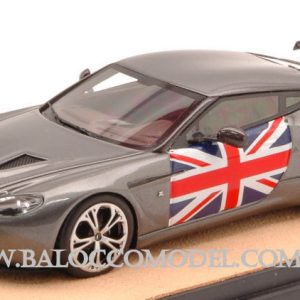 Modellino auto scala 1:43 Tecnomodel ASTON MARTIN V12 ZAGATO ENGLAND FLAG new