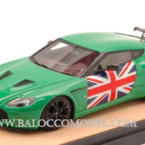 Modellino auto scala 1:43 Tecnomodel  ASTON MARTIN V12 ZAGATO   WENGLISH FLAG ED.LIM.PCS 10 modellismo statico collezione