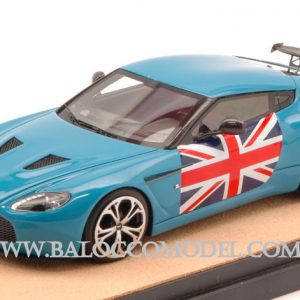 Modellino auto scala 1:43 Tecnomodel  ASTON MARTIN V12 ZAGATO  BABY  WENGLISH FLAG ED.LIM.PCS 10 modellismo statico collezione