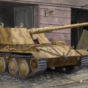 Modellino kit di montaggio mezzi militari carri armati tank Trumpeter  CARRO KRUPP ARDELT WAFFENTRAGER 88 mm PAK-43 KIT 1:35 modellismo
