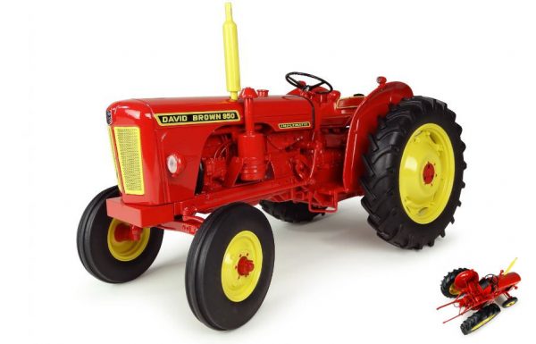 Modellino trattore diecast Universal Hobbies DAVID 950 IMPLEMATIC scala 1:16