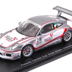 Modellino auto scala 1:43 Spark PORSCHE 911 GT3 CUP GREAT BRITAIN modellismo statico