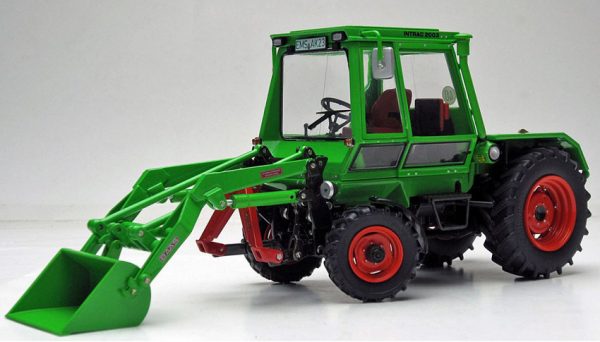 Modellino trattore diecast Weise DEUTZ INTRAC FRONT LOADER SCALA 1:32 modellismo