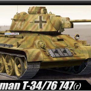 Modellino auto carri tank veicoli militari Academy  T-34 747 (R) GERMAN VERSION KIT 1:35 modellismo