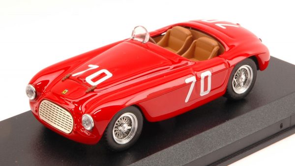 Modellino auto scala 1:43 Art Model  FERRARI 166 MM SPIDER N.70 DNF TARGA FLORIO  E.GILETTI diecast modellismo statico