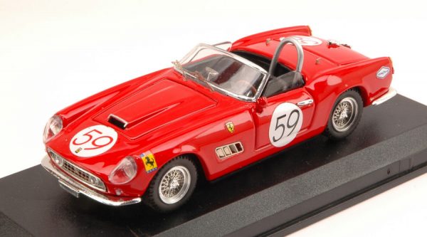 Modellino auto scala 1:43 Art Model  FERRARI 250 CALIFORNIA N.59 27th NASSAU TROPHY  A.WYLIE diecast modellismo statico
