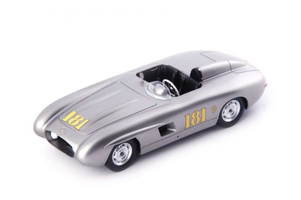 Modellino auto scala 1:43 Avenue43  MERCEDES 300 SL PORTER SPECIAL N.181  SILVER modellismo statico diecast