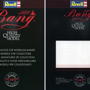 Modellino auto rivista book booklet CATALOGO BANG modellismo statico collezione