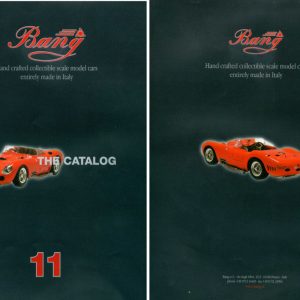Modellino auto rivista book booklet Bang  CATALOGO BANG  ED.11 PAG.74 modellismo statico diecast