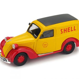 Modellino auto scala 1:43 Brumm FIAT 1100 FURGONE SHELL commerciali pubblicitari