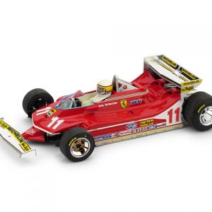 Modellino  Brumm  FERRARI 312 T5 J.SCHECKTER  N.1 MONACO GP + PILOTE
