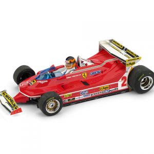 Modellino auto formula 1 f1 scala 1:43 Brumm FERRARI 312 T5 VILLENEUVE GP PILOTE