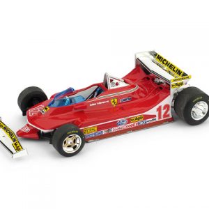 Modellino auto formula 1 f1 1:43 Brumm FERRARI 312 T4 VILLENEUVE GP DIECAST