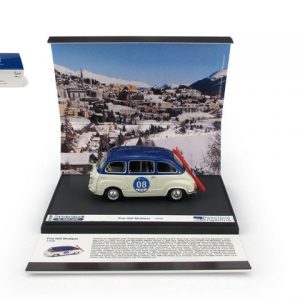 Modellino auto scala 1:43 Brumm FIAT 600 MULTIPLA veicoli pubblicitari d'epoca