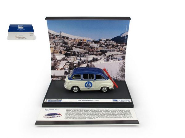 Modellino auto scala 1:43 Brumm FIAT 600 MULTIPLA veicoli pubblicitari d'epoca