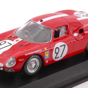 Modellino auto scala 1:43 Best Model  FERRARI 250 LM N.27 6th LM  A.BOLLER-D.SPOERRY diecast modellismo statico