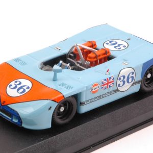 Modellino auto scala 1:43 Best Model  PORSCHE 908-03 N.36 5th TARGA FLORIO  B.WALDEGAARD-R.ATTWOOD diecast modellismo statico
