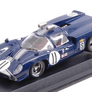 Modellino auto scala 1:43 Best Model  LOLA T70 COUPE  N.11 DNF 12H SEBRING  DE UDY-DIBLEY diecast modellismo statico