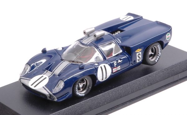 Modellino auto scala 1:43 Best Model  LOLA T70 COUPE  N.11 DNF 12H SEBRING  DE UDY-DIBLEY diecast modellismo statico