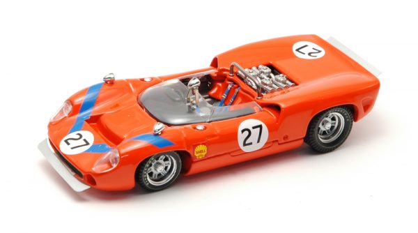 Modellino auto scala 1:43 Best Model  LOLA T 70 SPYDER N.27 7th FUJI  T.SAKAI diecast modellismo statico