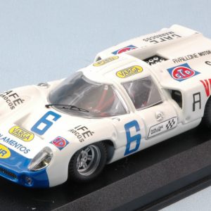 Modellino auto scala 1:43 Best Model  LOLA T70 COUPE  N.6 6th GP TARUMA  A.C.AVALLONE diecast modellismo statico