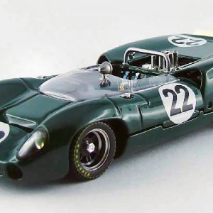 Modellino auto scala 1:43 Best Model  LOLA T70 SPYDER N.22 5th SILVERSTONE INTERNATIONAL  H.DIBLEY diecast modellismo statico