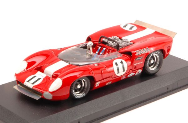 Modellino auto scala 1:43 Best Model  LOLA T70 SPYDER N.11 5th CAN-AM BRIDGEHAMPTON  L.MOTSCHENBACHER diecast modellismo statico