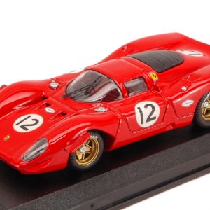 Modellino auto scala 1:43 Best Model  FERRARI 312P COUPE  N.12 5th BRIDGEHAMPTON  P.RODRIGUEZ diecast modellismo statico