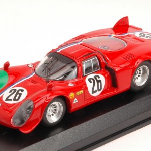 Modellino auto scala 1:43 Best Model  ALFA ROMEO 33.2 LM N.26 DNF 1000 KM MONZA  G.GOSSELIN-S.TROSCH diecast modellismo statico